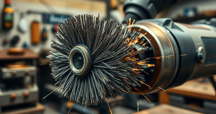 Descubra como a escova de aço para esmeril transforma seu trabalho em arte