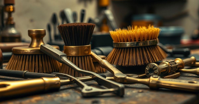 Escova de latão: saiba como escolher e utilizar corretamente Escova de latão: saiba como escolher e utilizar corretamente